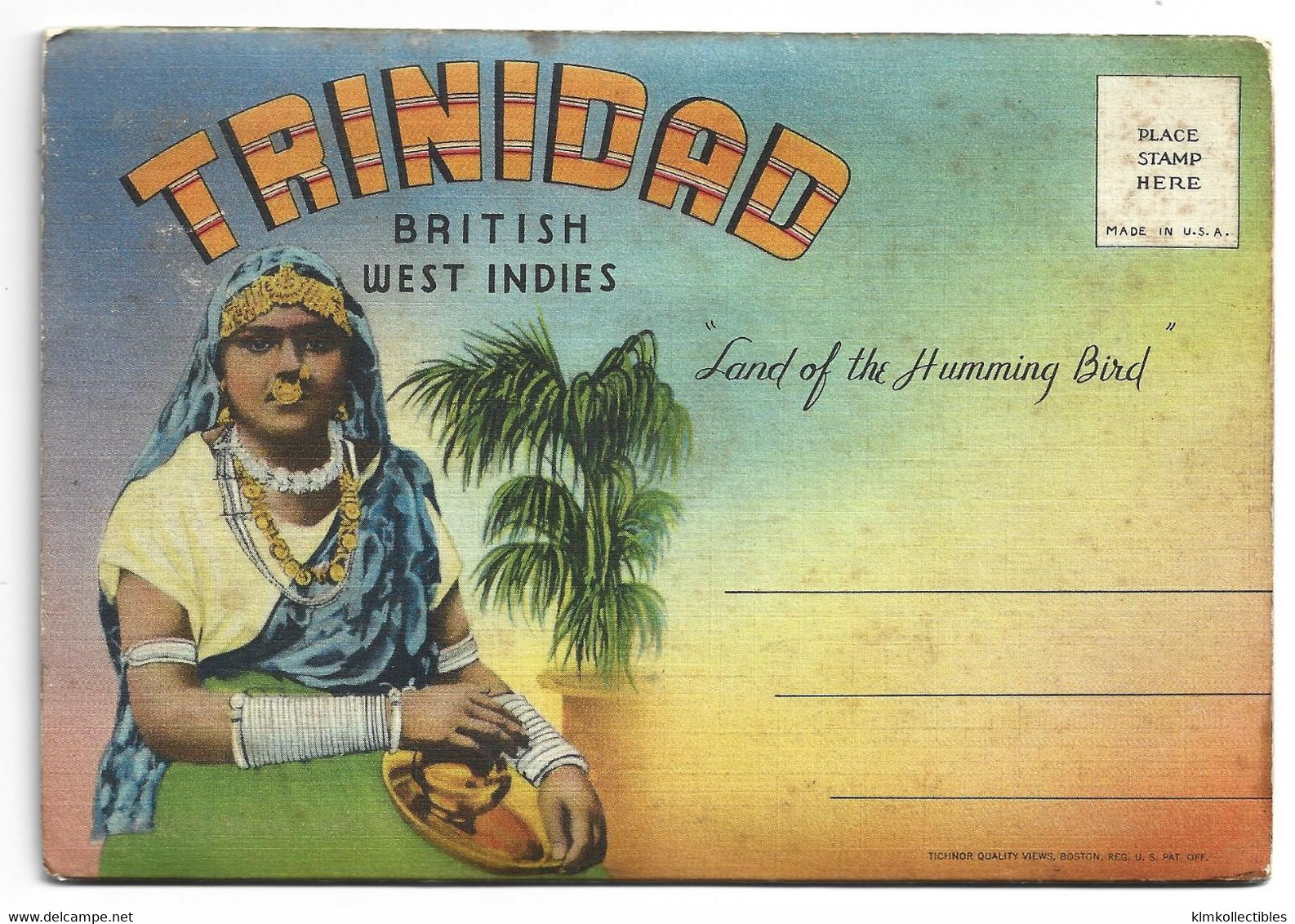 TRINIDAD & TOBAGO - BRITISH WEST INDIES - PC FOLDER WITH 18 IMAGES - Trinidad