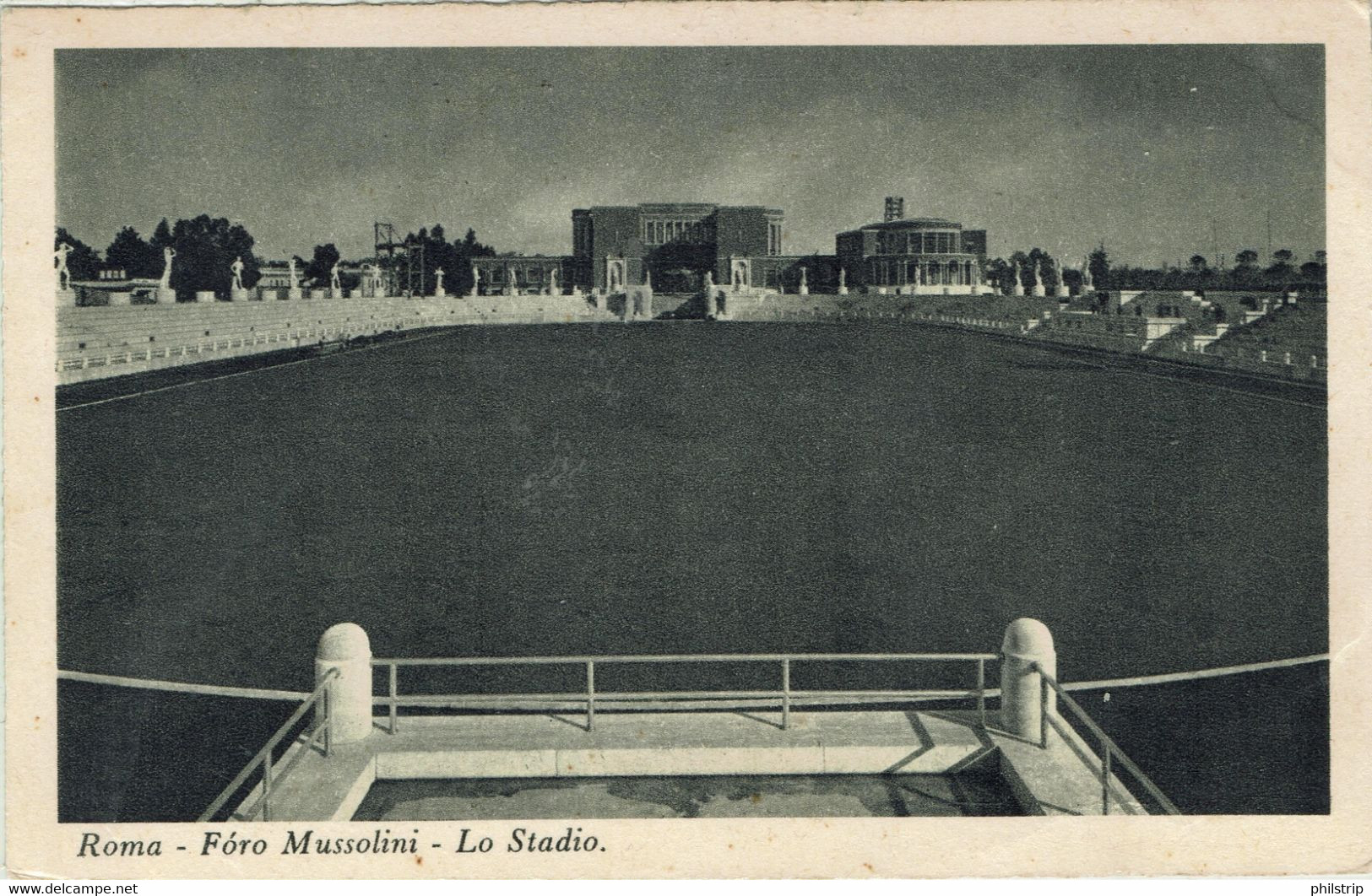 ROMA - Foro Mussolini - Lo Stadio - VIAGGIATA NEL 1940 - Rif. 1513 - Stades & Structures Sportives