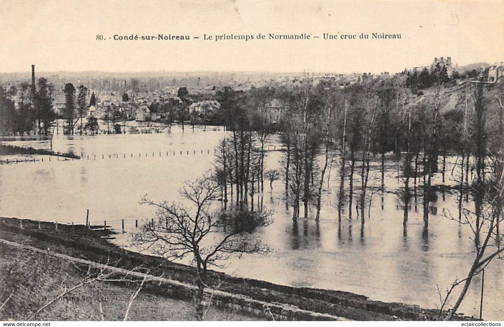 Condé Sur Noireau         14         Le Printemps De Normandie. Une Crue         (voir Scan) - Autres & Non Classés