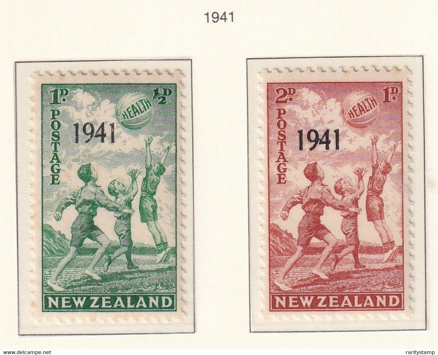NUOVA ZELANDA 1941 OPERE PER L'INFANZIA  MNH - Unused Stamps