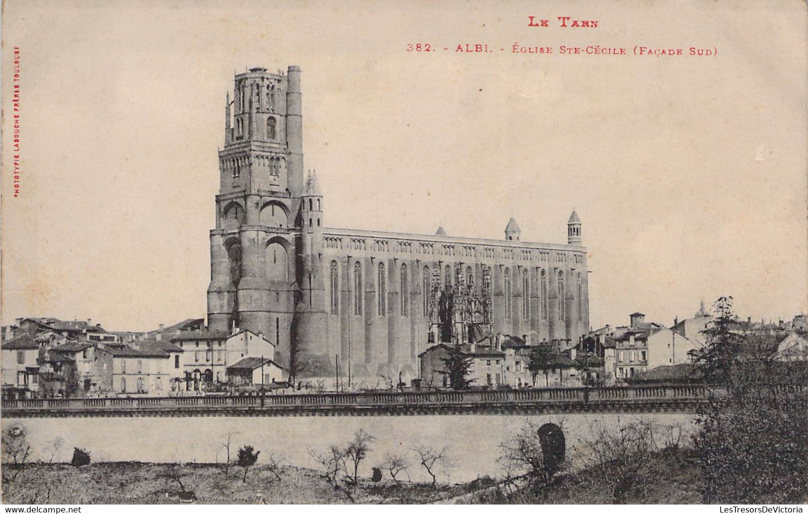 CPA - 81 - ALBI - Eglisé Sainte Cécile - Façade Sud - Albi