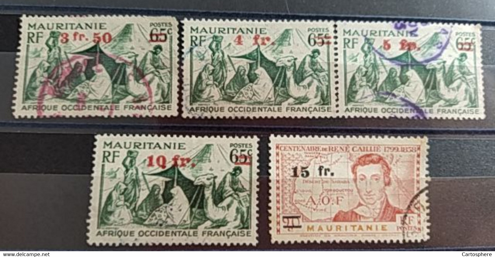 MAURITANIE N° YVERT 133/37 OBLITERE - Used Stamps