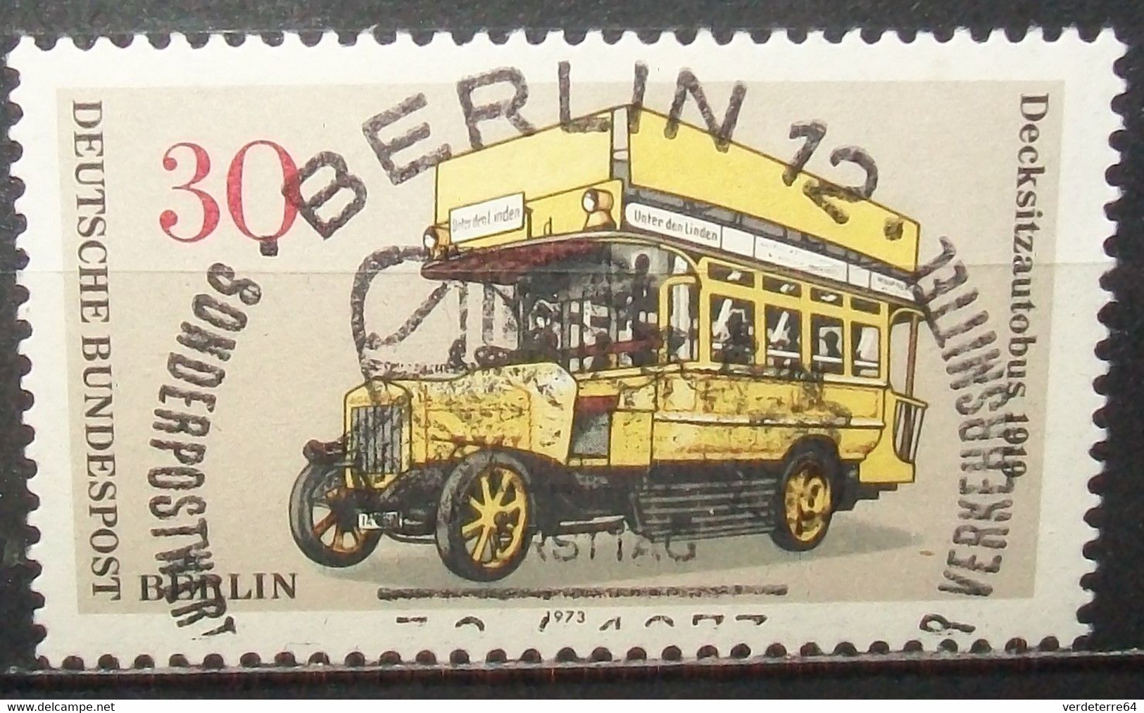 N°1222L TIMBRE REPUBLIQUE FEDERALE BERLIN OBLITERE - Gebraucht