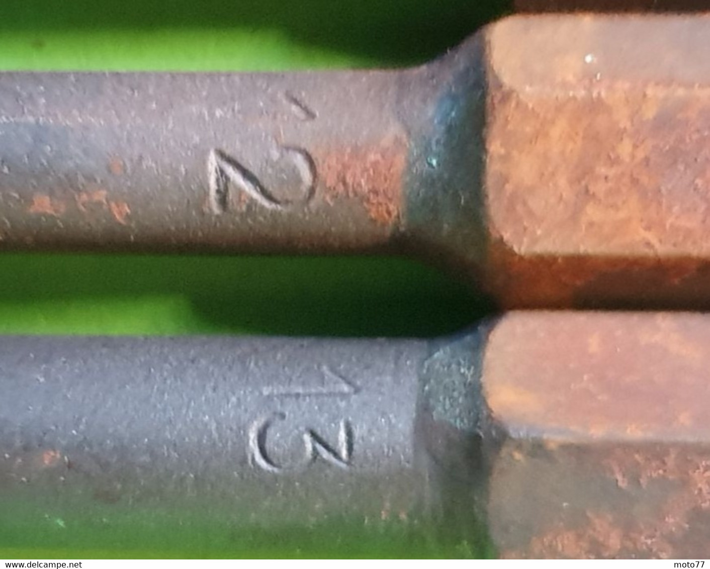 Lot 5 anciens OUTILS spécial - FORET à béton - STEELRAY - Diamètre 13; 12; 9; 6; 5 mm - " Neuf de stock " - vers 1980