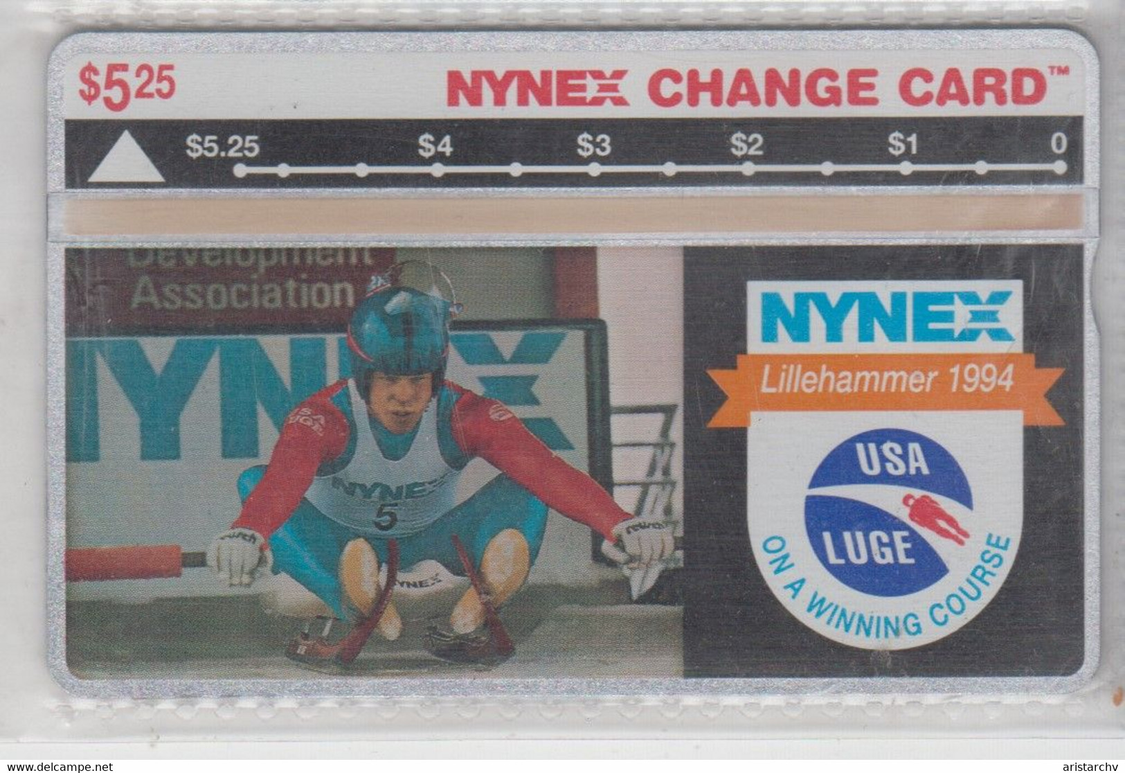 USA 1994 NYNEX WINTER OLYMPIC GAMES LILLEHAMMER LUGE MINT - Olympische Spelen