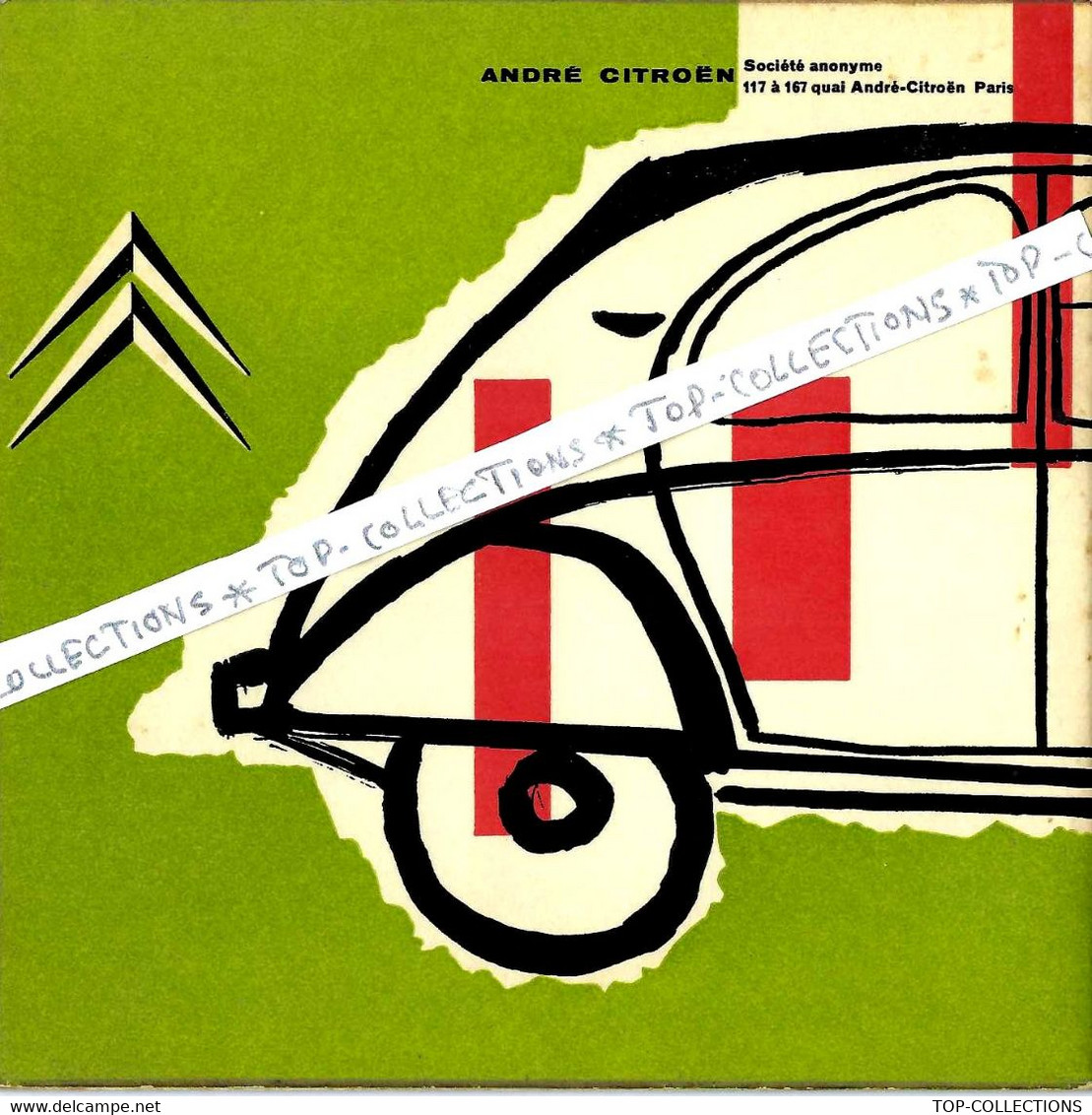 SUPERBE PLAQUETTE CARNET ENTRETIEN 2 CV CITROEN CIRCA 1960 Maquette COULEURS ET DESSINS Par P.M.COMTE ETAT SUPERBE - Reclame