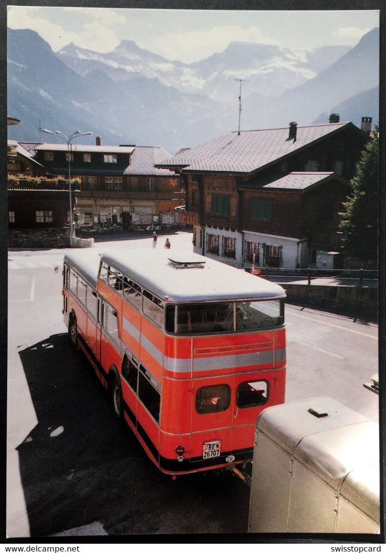 ADELBODEN Bus-Station Postauto Frutigen-Adelboden - Frutigen