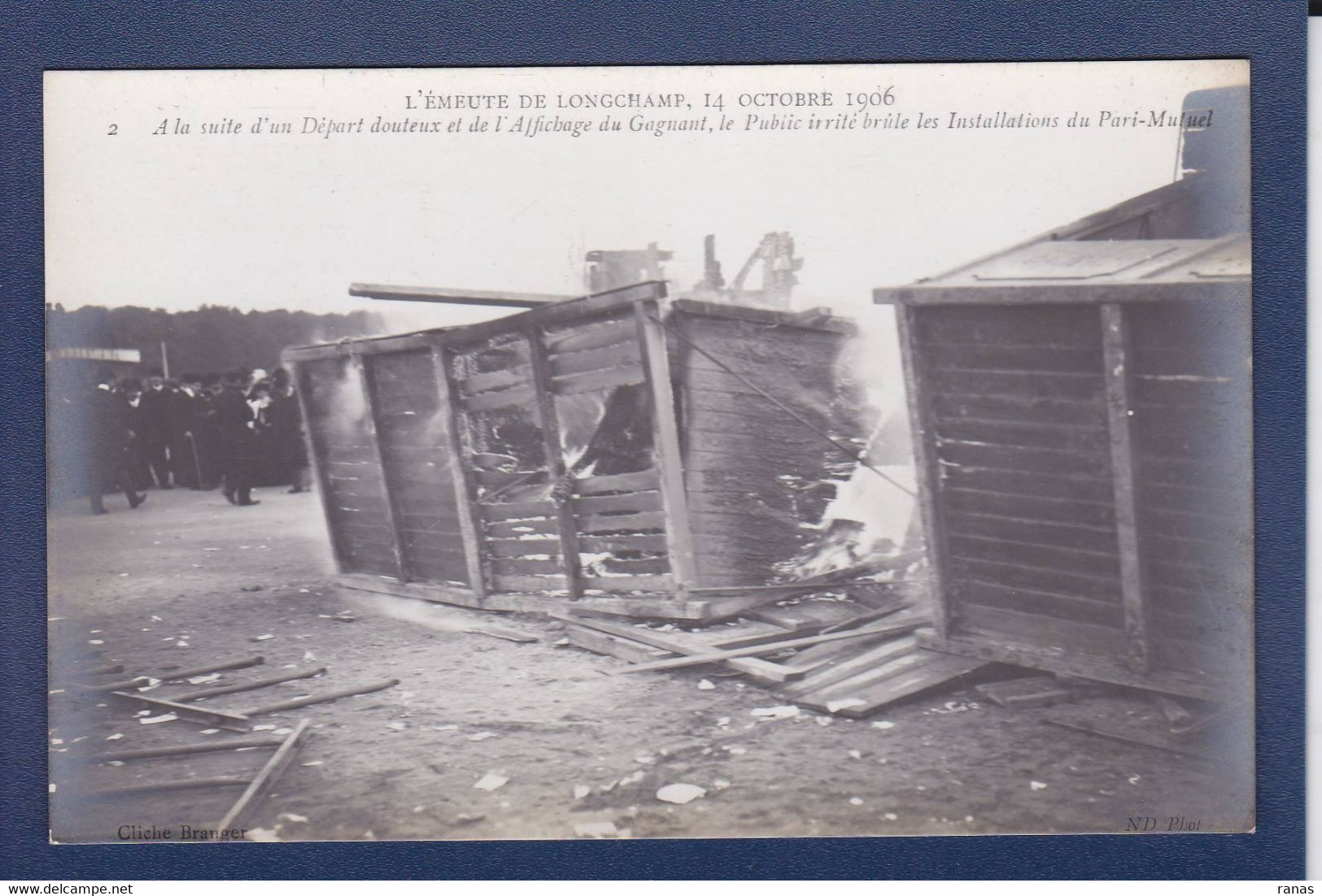 CPA [75] Paris > Arrondissement > Arrondissement: 16 émeutes De Longchamp Non Circulé - Paris (16)