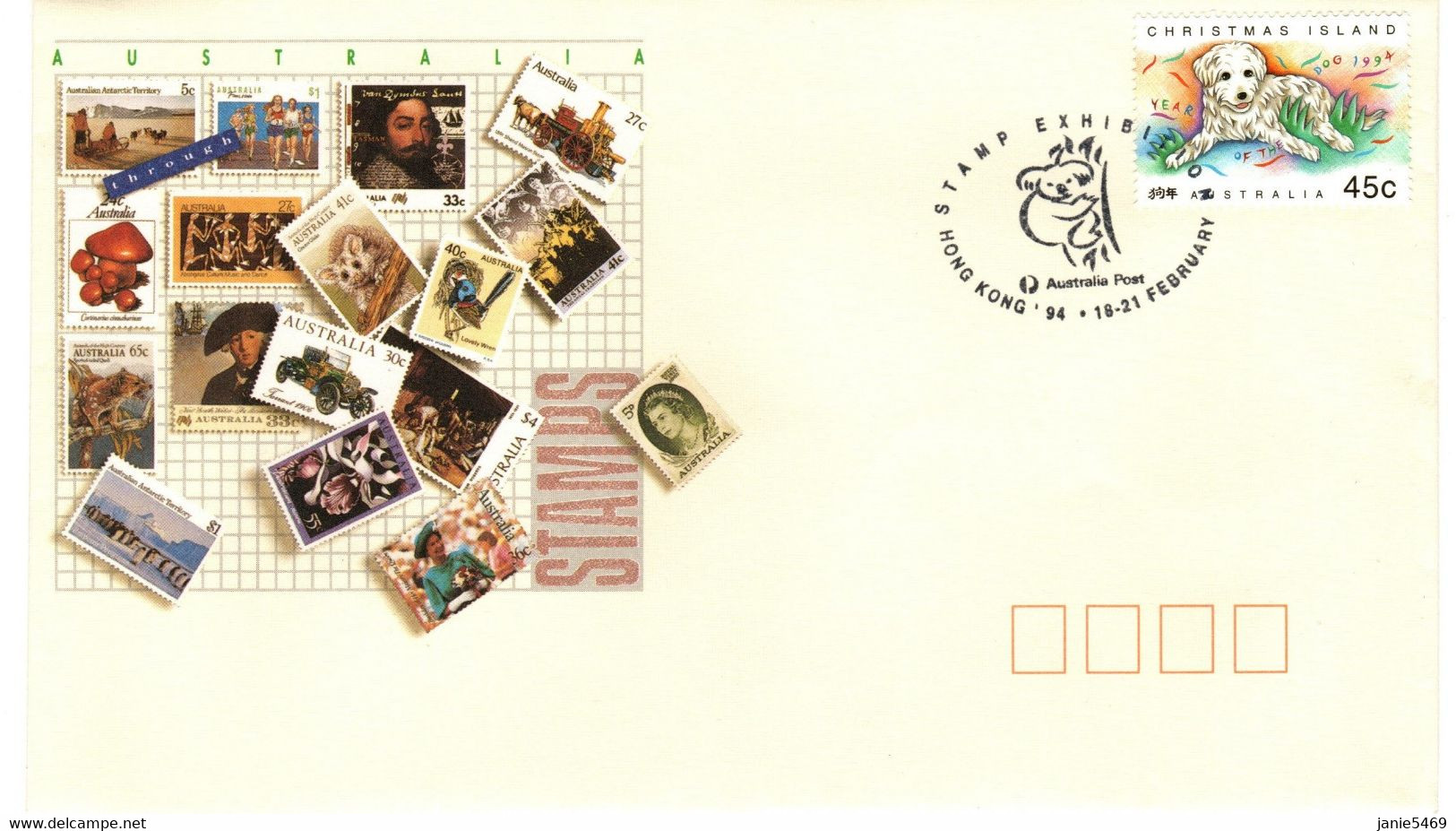 Australia 1994 Hong Kong Stamp Expo Souvenir Cover - Otros & Sin Clasificación