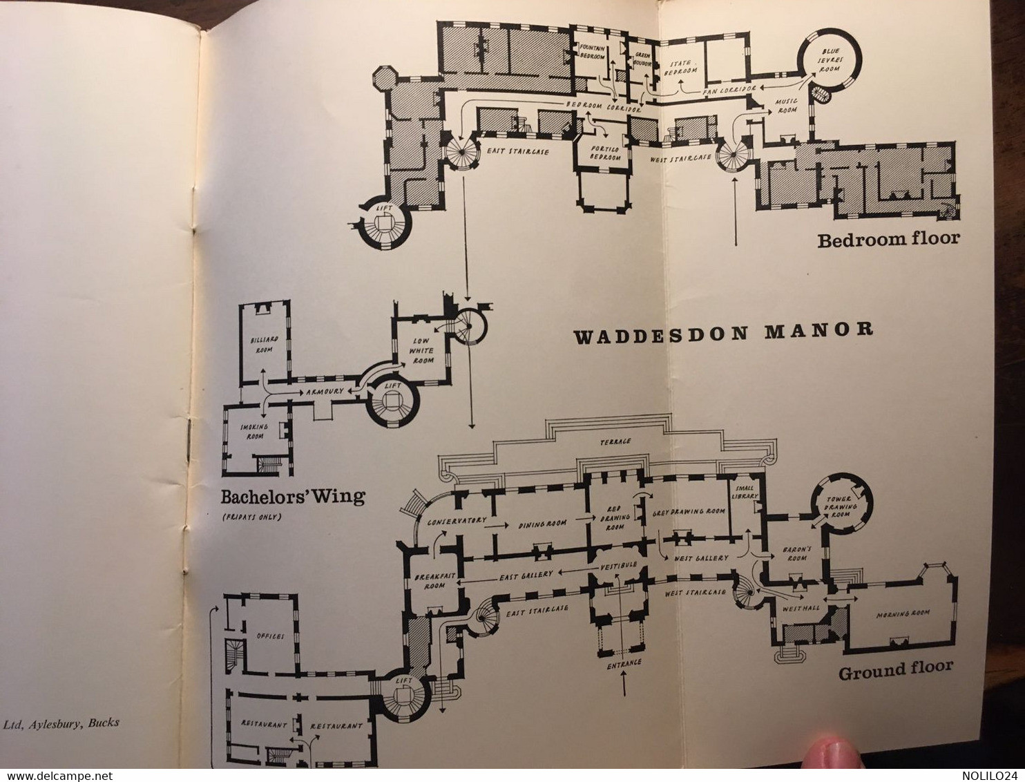 GUIDE publication WADDESDON MANOR " the James A. DE ROTHSCHILD BEQUEST TO TNE NATIONAL TRUST