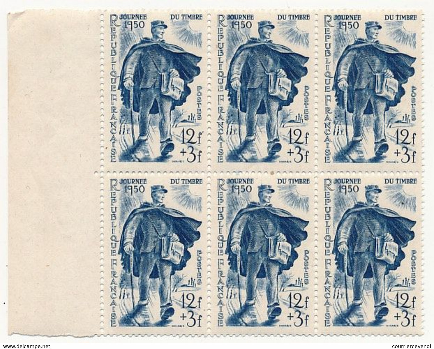 FRANCE - N° 863 Journée Du Timbre Facteur Rural : Beau Bloc De 6 Timbres Neufs - Ungebraucht