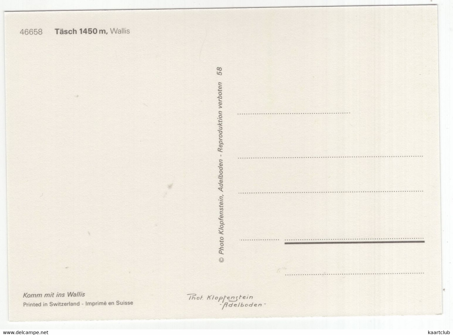 Täsch 1450 M, Wallis - (Suisse/Schweiz/CH) - Täsch