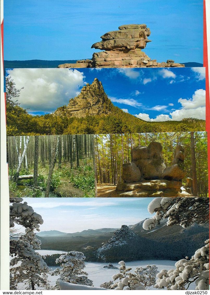 Kazakhstan 2021. A Set Of 14 Post Cards With Views Of Borovoe. - Kazakhstan