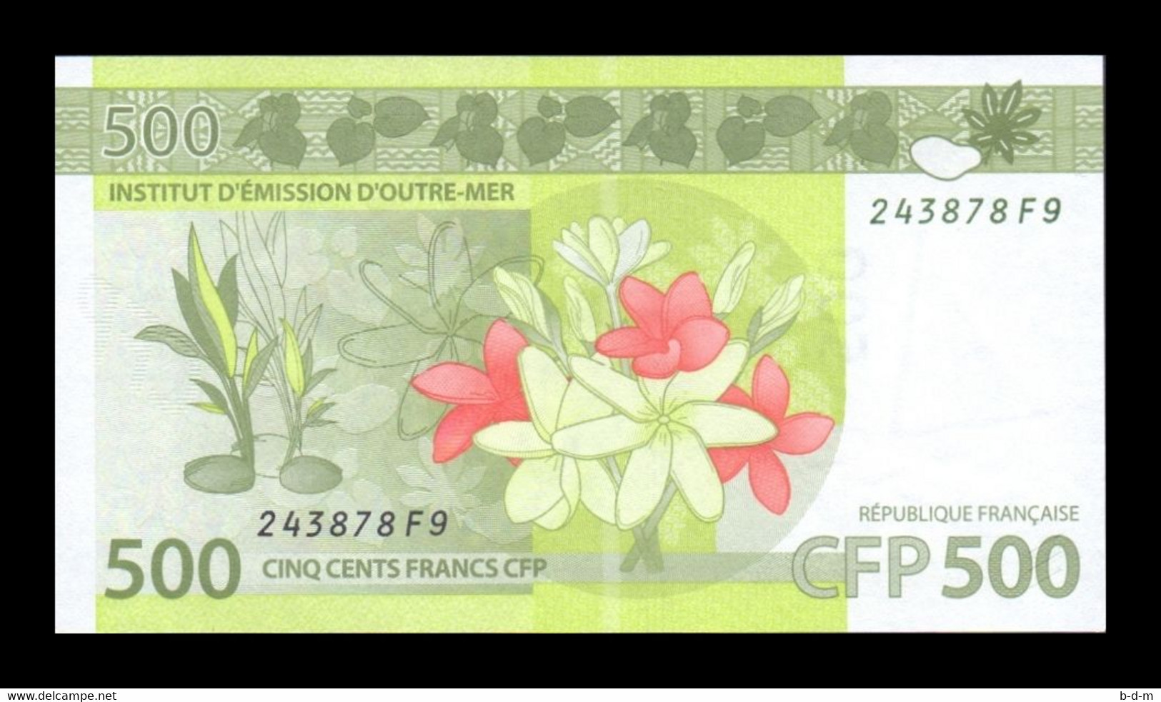 Territorios Franceses Del Pacífico French Pacific Territories 500 Francs 2014 (2020) Pick 5b SC UNC - Territorios Francés Del Pacífico (1992-...)
