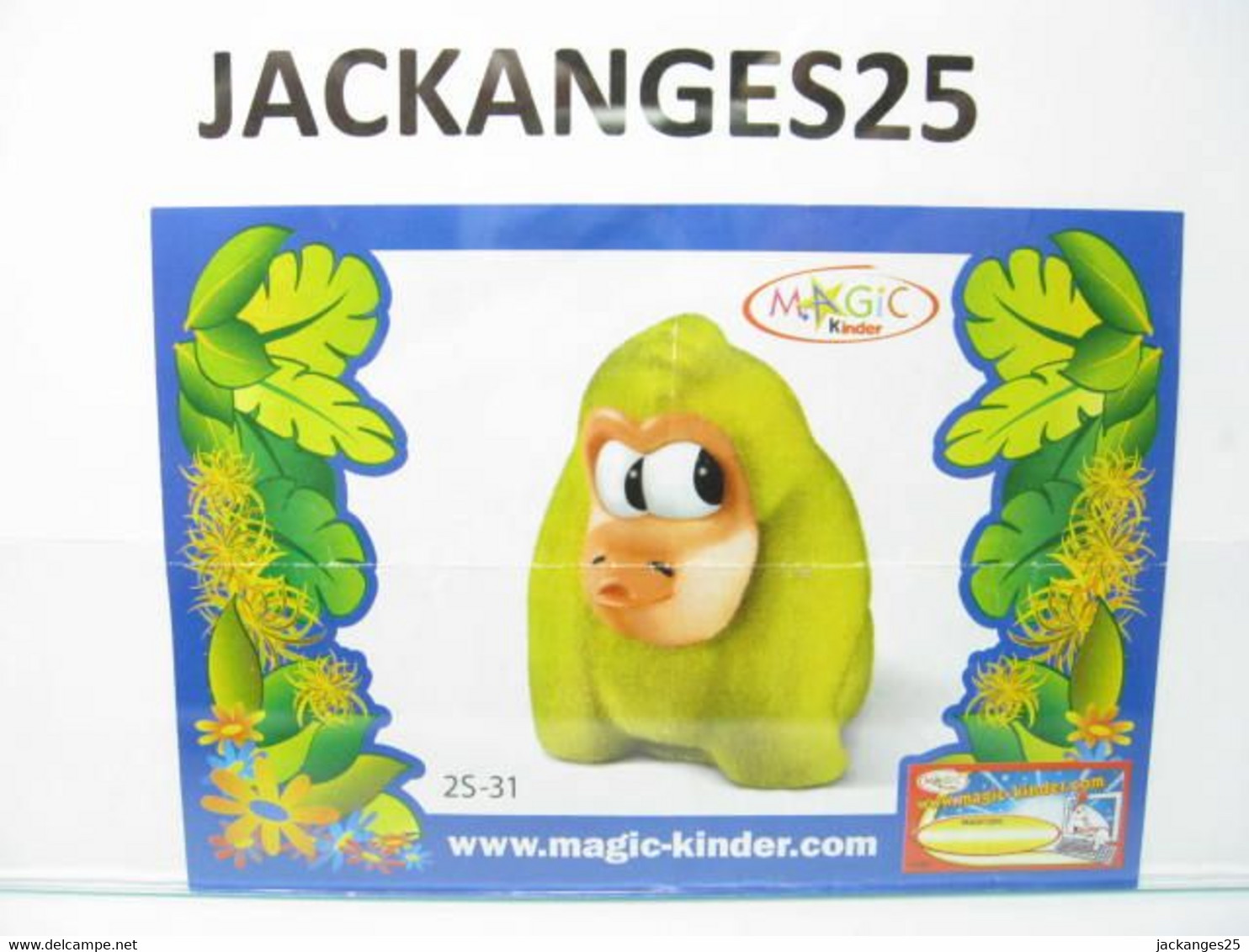 KINDER MPG 2S 31 A GORILLE  ANIMAUX NATOONS TIERE 2006  + BPZ A - Famiglie