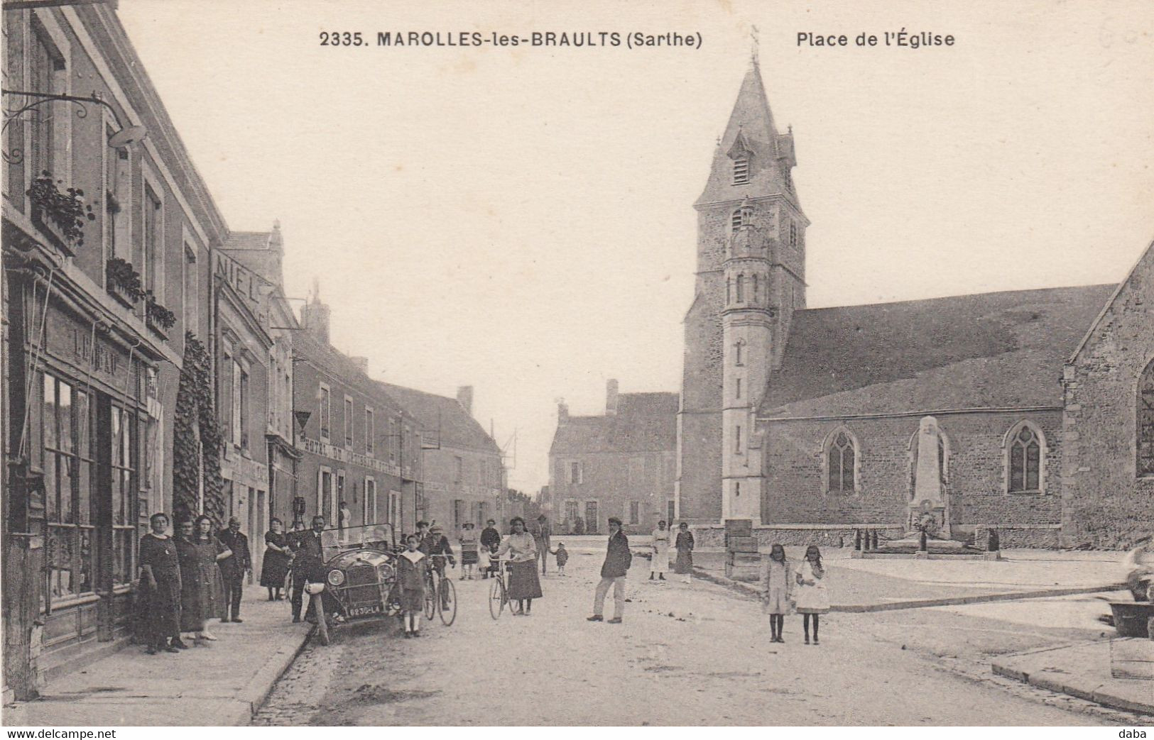 Marolles Les Braults. Place De L'Eglise - Marolles-les-Braults