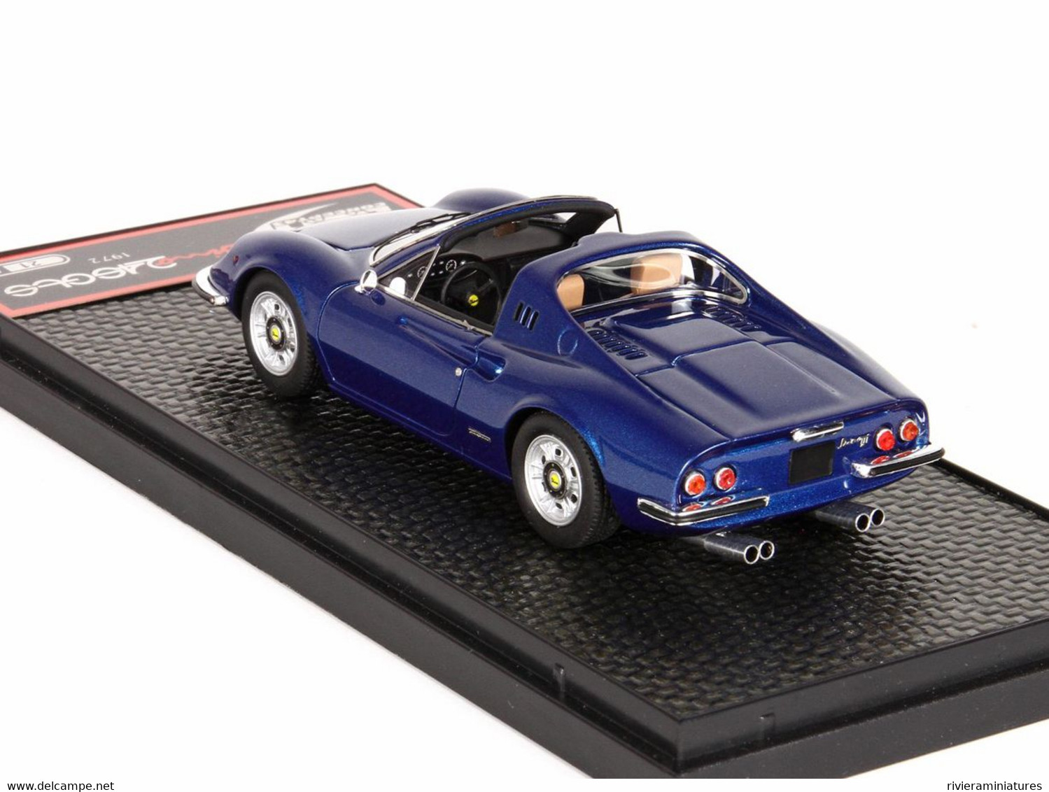 BBR - FERRARI DINO 246 GTS - Blue Met. - BBRC54G - 1/43 - BBR