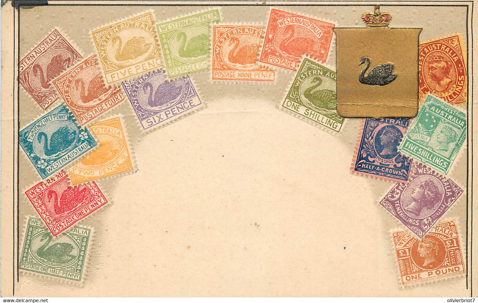 Australia - Timbres-Postes Sur Cartes - Stamps On Post Cards - Western Australia - Other & Unclassified