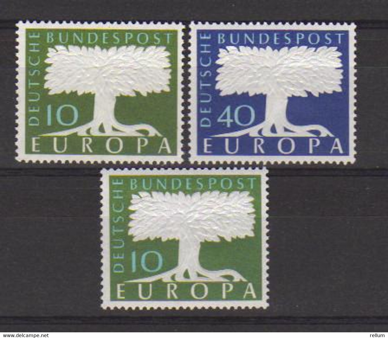 Allemagne - Europa CEPT 1957 - Yvert Nr. 140/141 + 166 - Michel Nr. 241/242 + 294  ** - 1957