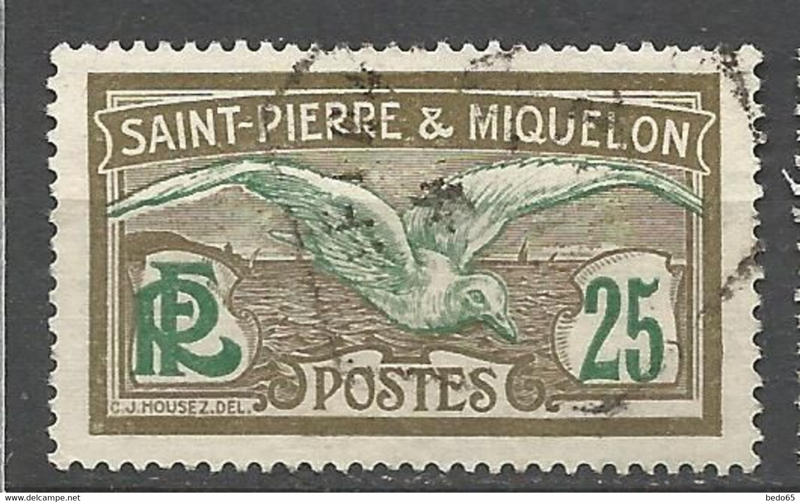 ST PIERRE ET MIQUELON N° 110 Tres Bon Centrage OBL - Used Stamps