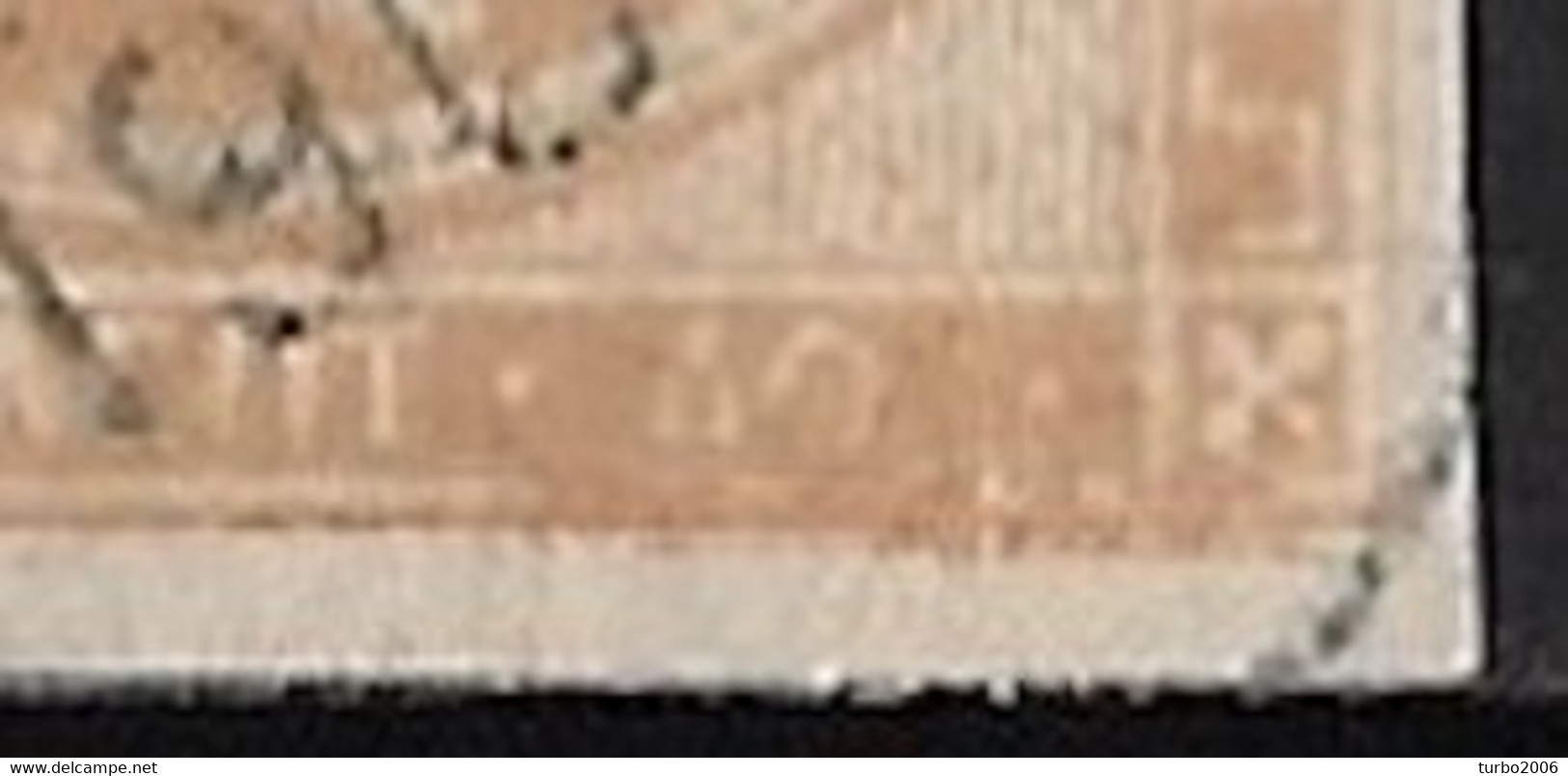 GREECE 1900 Overprints On Large Hermes Head 50 L  / 40 L Grey Flesh Wide Spaced "0"  Vl. 147 A / H 157 A Blurred Corner - Gebruikt