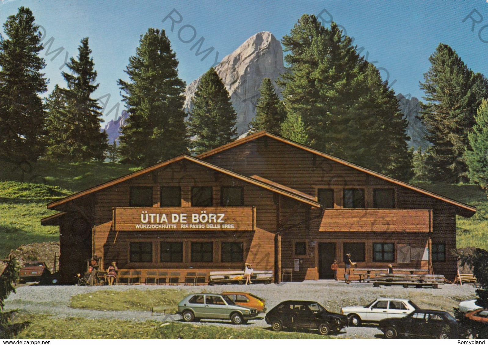 CARTOLINA  ARTEMOIA,BOLZANO,TRENTINO ALTO ADIGE,S.MARTINO BADIA-UTIA DE BORZ M.2000-PASSO ERBE-DOLOMITI,VIAGGIATA 1990 - Bolzano (Bozen)