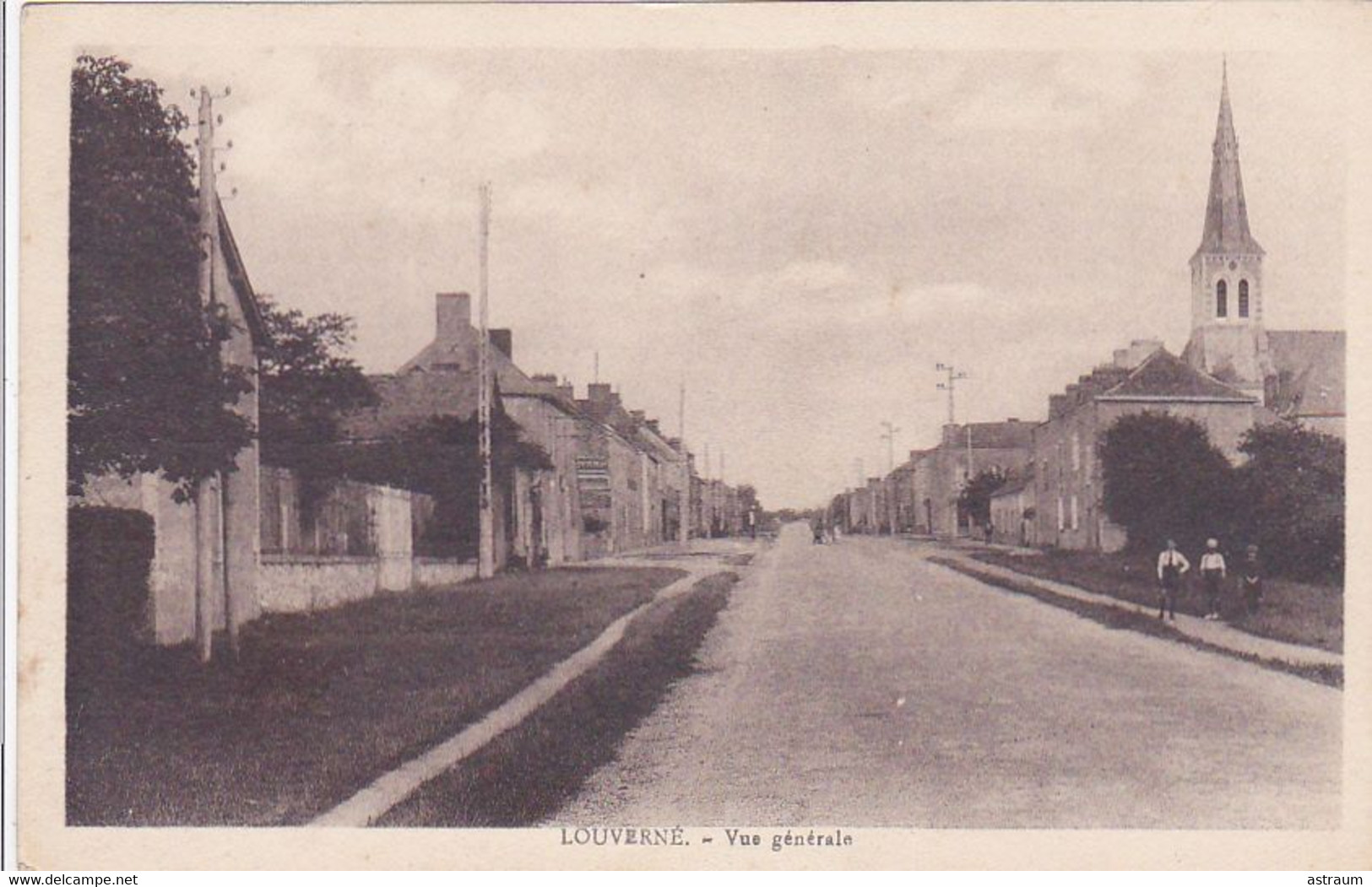 Cpa -53-louverne--vue Generale- - Louverne