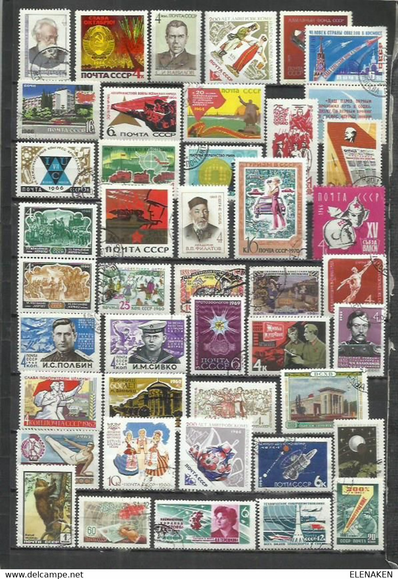 R36-LOTE SELLOS ANTIGUOS RUSIA,CLASICOS,SIN TASAR,SIN REPETIDOS,IMAGEN REAL.URRS OLD STAMPS LOT, CLASSIC, Untaxed, - Collezioni