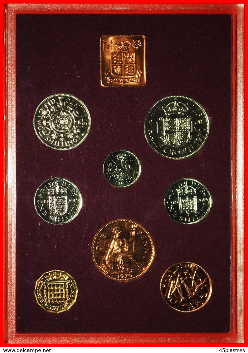 * COMPLETE SET: GREAT BRITAIN ★ PROOF COIN COLLECTION 1970! RARE!★LOW START ★ NO RESERVE! - Mint Sets & Proof Sets