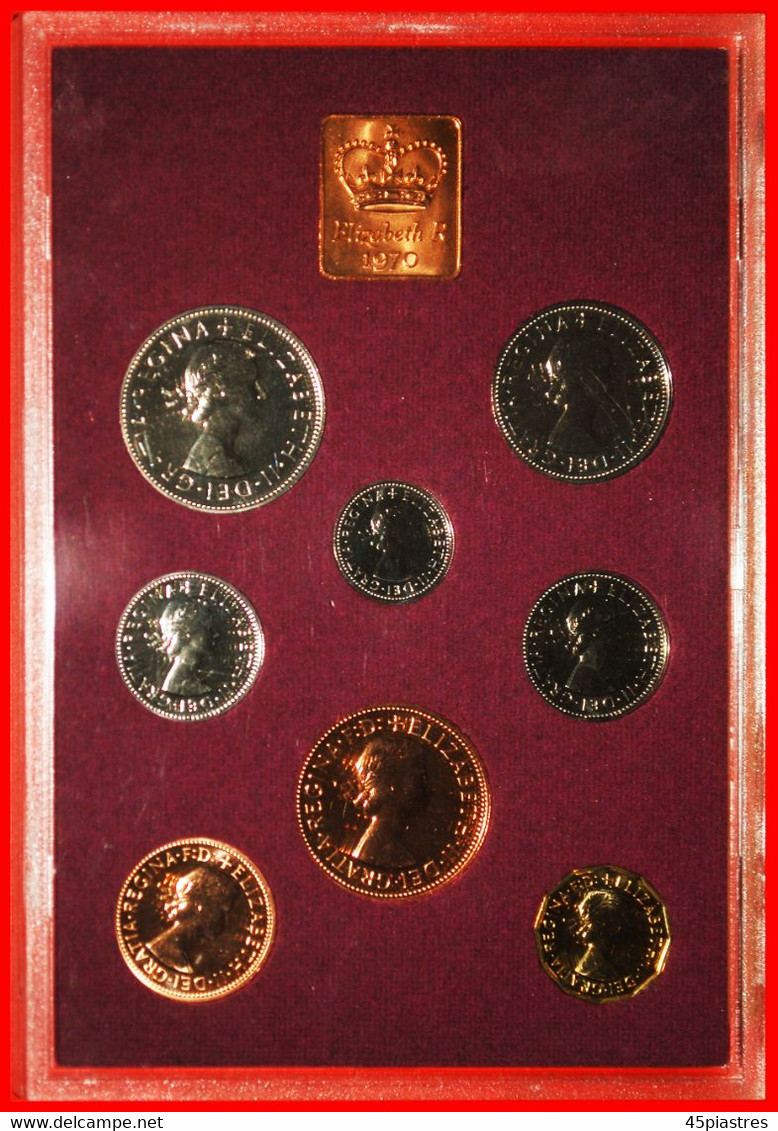 * COMPLETE SET: GREAT BRITAIN ★ PROOF COIN COLLECTION 1970! RARE!★LOW START ★ NO RESERVE! - Mint Sets & Proof Sets