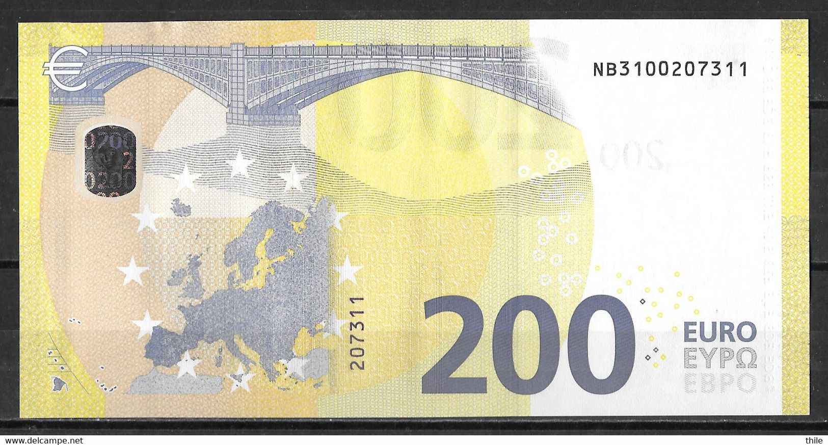 AUTRICHE - AUSTRIA - 200 € - NB - N004 A3 - UNC - Lagarde - 200 Euro