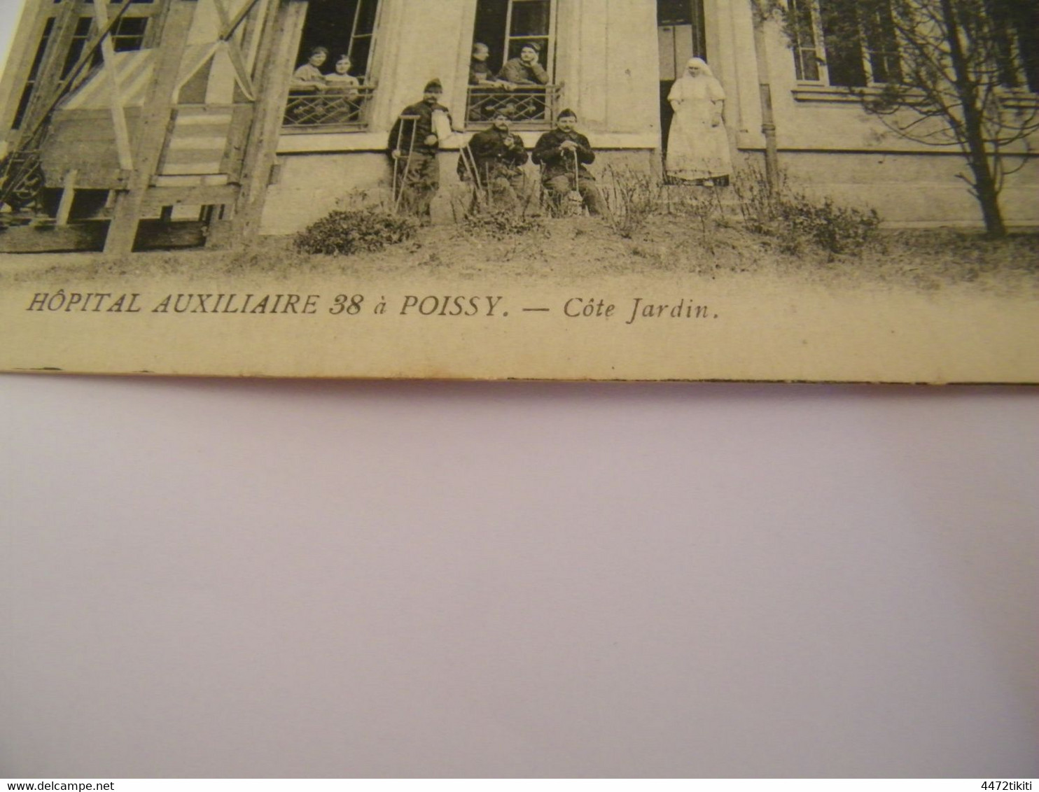 CPA - Poissy (78) - Hôpital Auxiliaire N° 38 - Côté Jardin - 1915 -  SUP-  (GR 51) - Poissy