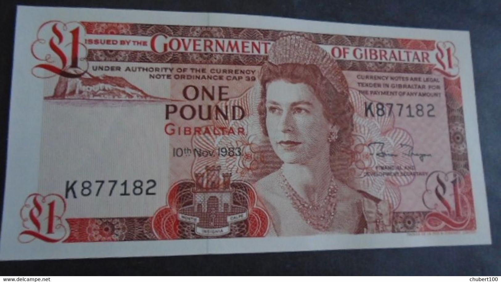 GIBRALTAR , P 20b 20c 20d , 1 Pound , 1979 1983 1986, UNC   Neuf, 3 Notes - Gibraltar