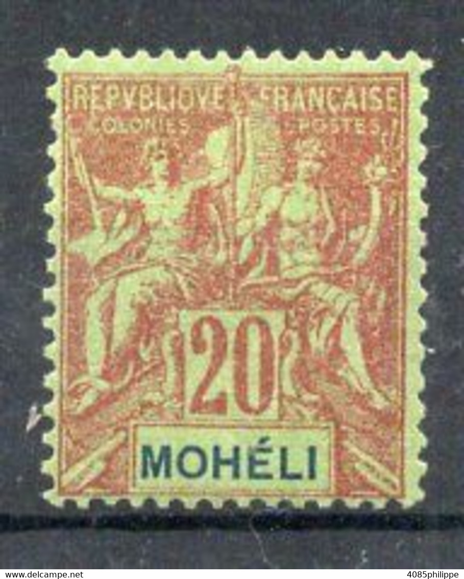 MOHELIE Timbre Poste N°6* Neuf Charnière  TB Cote 16,00€ - Unused Stamps