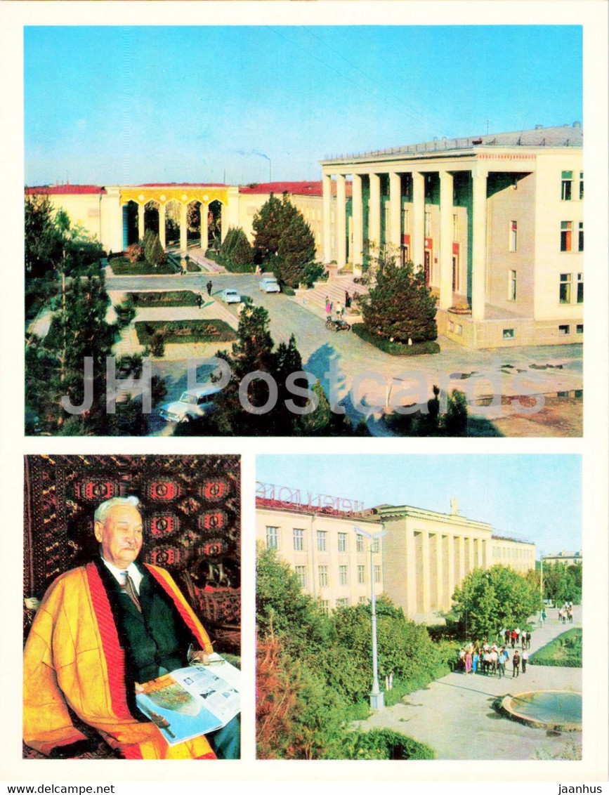 Ashgabat - Ashkhabad - Academy Of Sciences - Writer B. Kerbabayev - Gorky University - 1974 - Turkmenistan USSR - Unused - Turkménistan