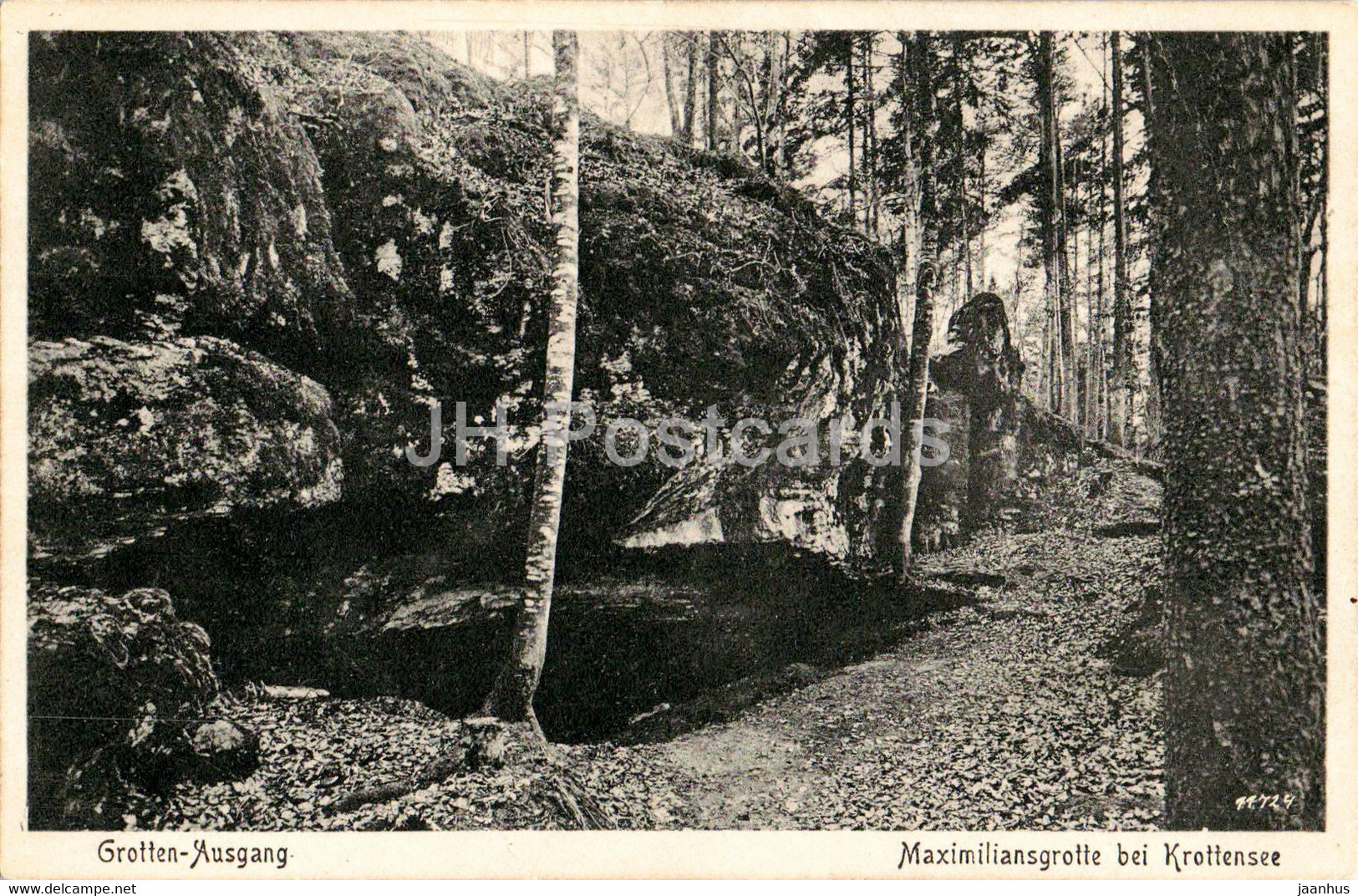 Grotten Ausgang - Maximiliansgrotte Bei Krottensee - Cave - 11724 - Old Postcard - Germany - Unused - Neuhaus