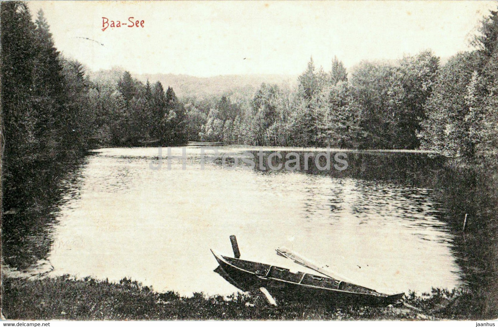 Bad Freienwalde A Oder - Baa See - Boat - Old Postcard - 1910 - Germany - Used - Bad Freienwalde