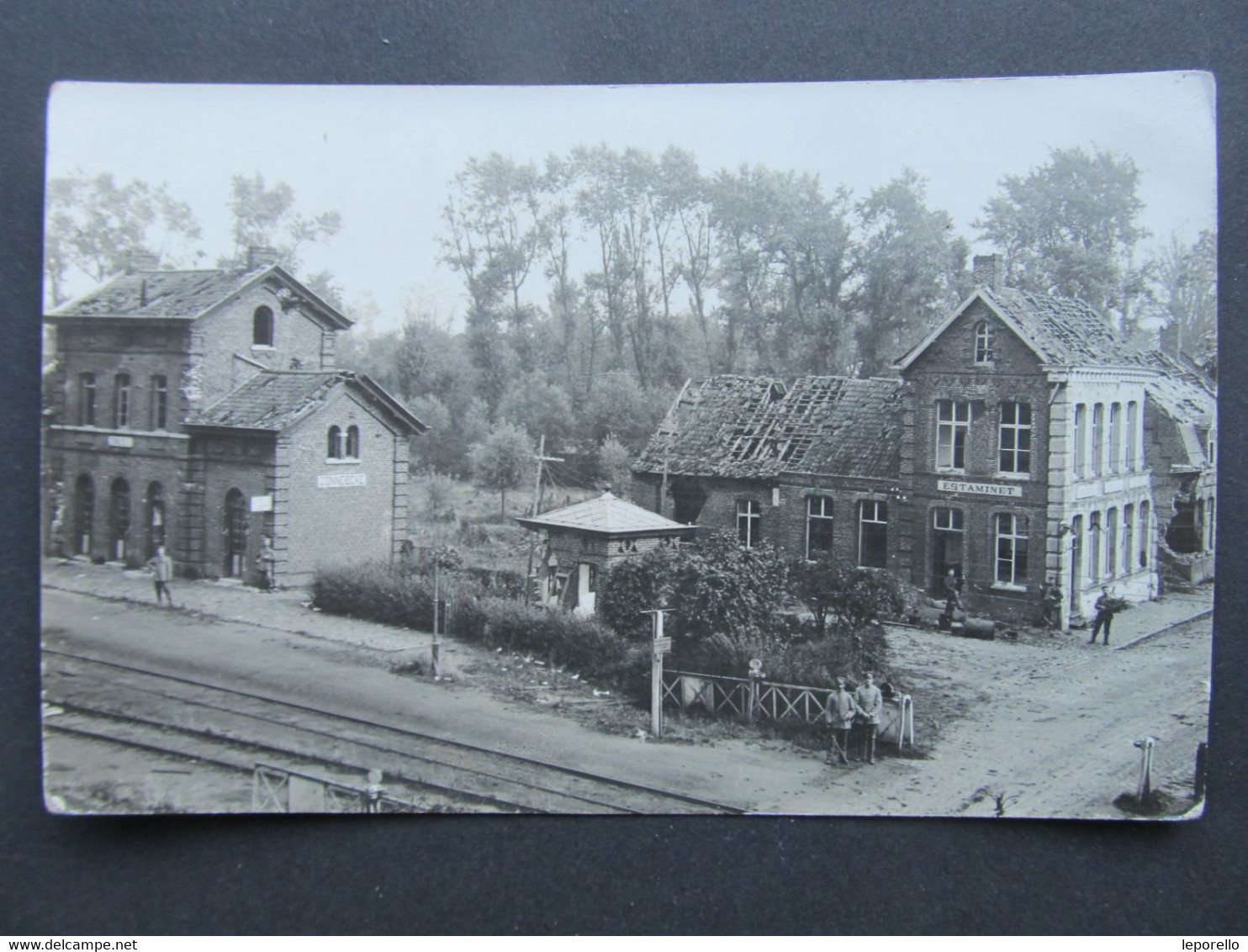 AK ZONNEBEKE Bahnhof Ca. 1916 / D*53316 - Zonnebeke