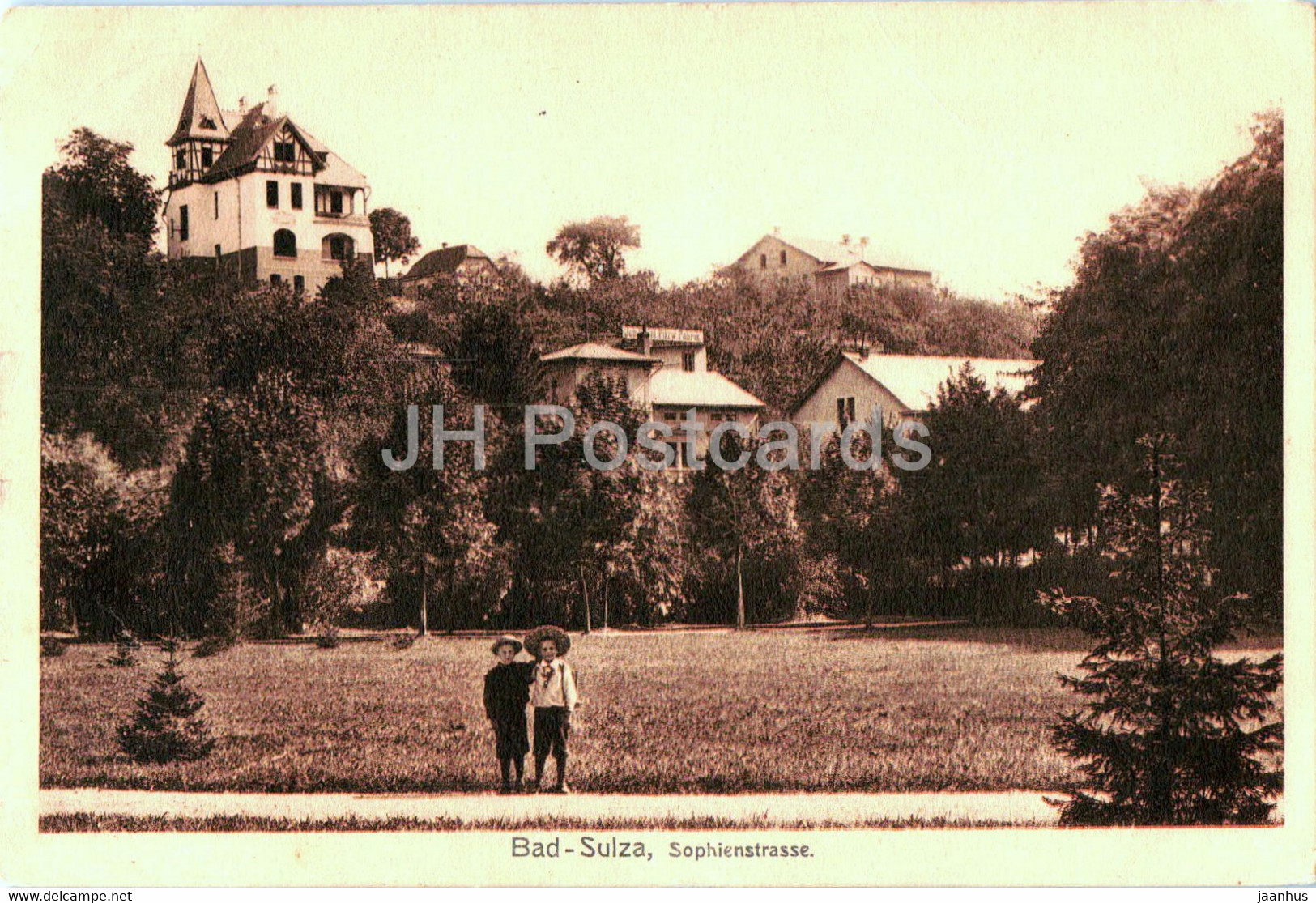 Bad Sulza - Sophienstrasse - Old Postcard - 1912 - Germany - Used - Bad Sulza