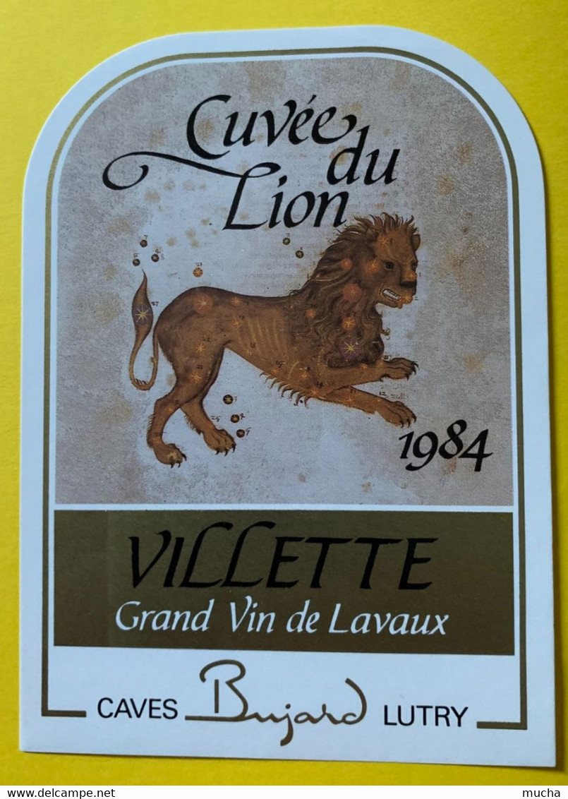 19752 - Signe Du Zodiaque Cuvée Du Lion 1984 Villette - Lions