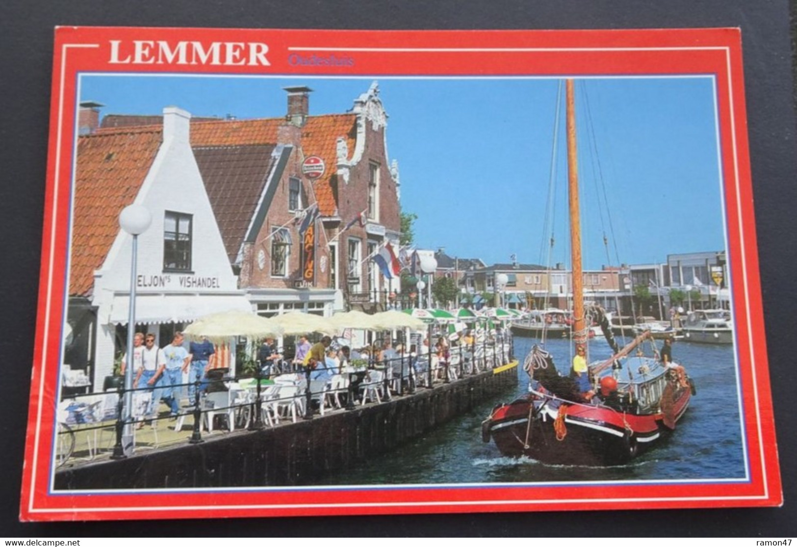 Lemmer - Oudesluis - Copyright Van Leer's Fotodrukindustrie Amsterdam -  '91 - Lemmer