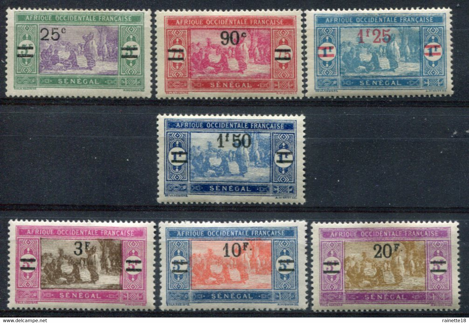Sénégal              95/101 * - Unused Stamps
