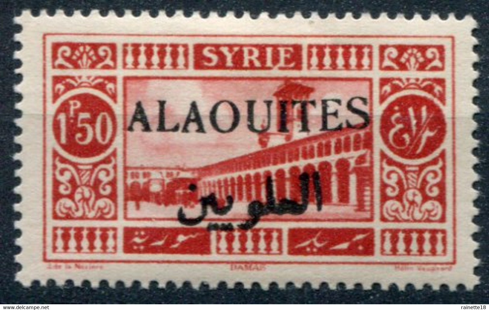 Alaouites            28a *     Surcharge Noire - Unused Stamps