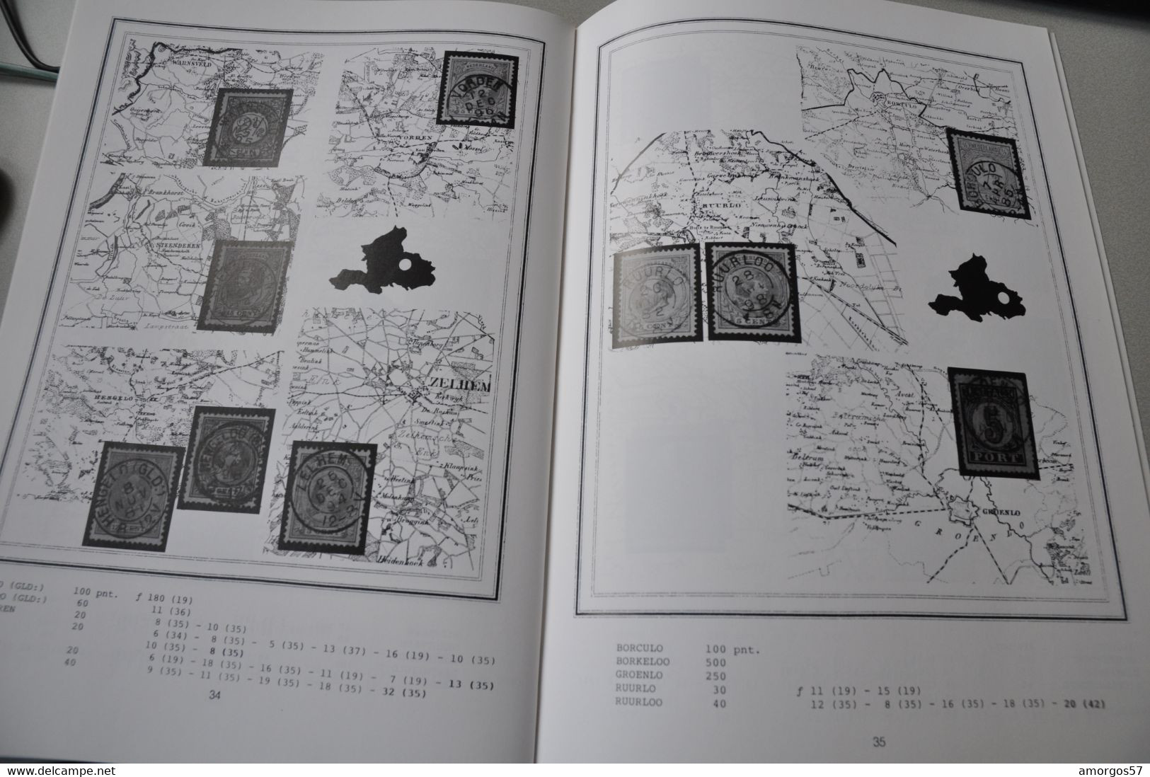 Catalogus Kleinrondstempels Provincie Gelderland, Met Afbeeldingen Alle Stempels, H. Bijleveld 1990, 44 Pagina's - Netherlands