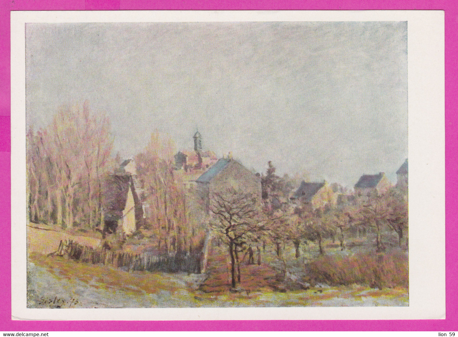 277138 / France Painter Art Alfred Sisley - Frost In Louveciennes Is An 1873 PC 1967 USSR Russia - Louveciennes