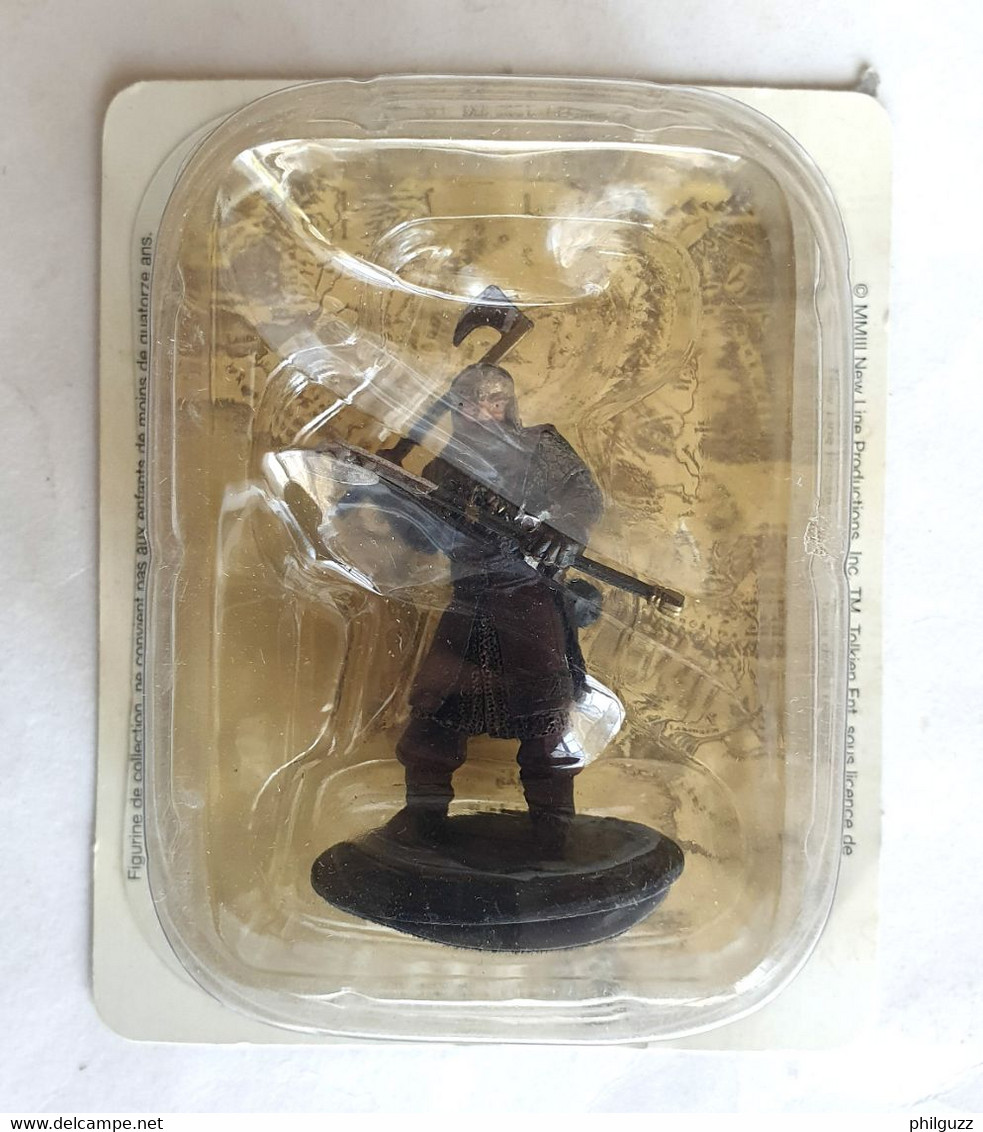 FIGURINE LORD OF THE RING - SEIGNEUR DES ANNEAUX - NLP - GIMLI EN BLISTER 2004 - Le Seigneur Des Anneaux