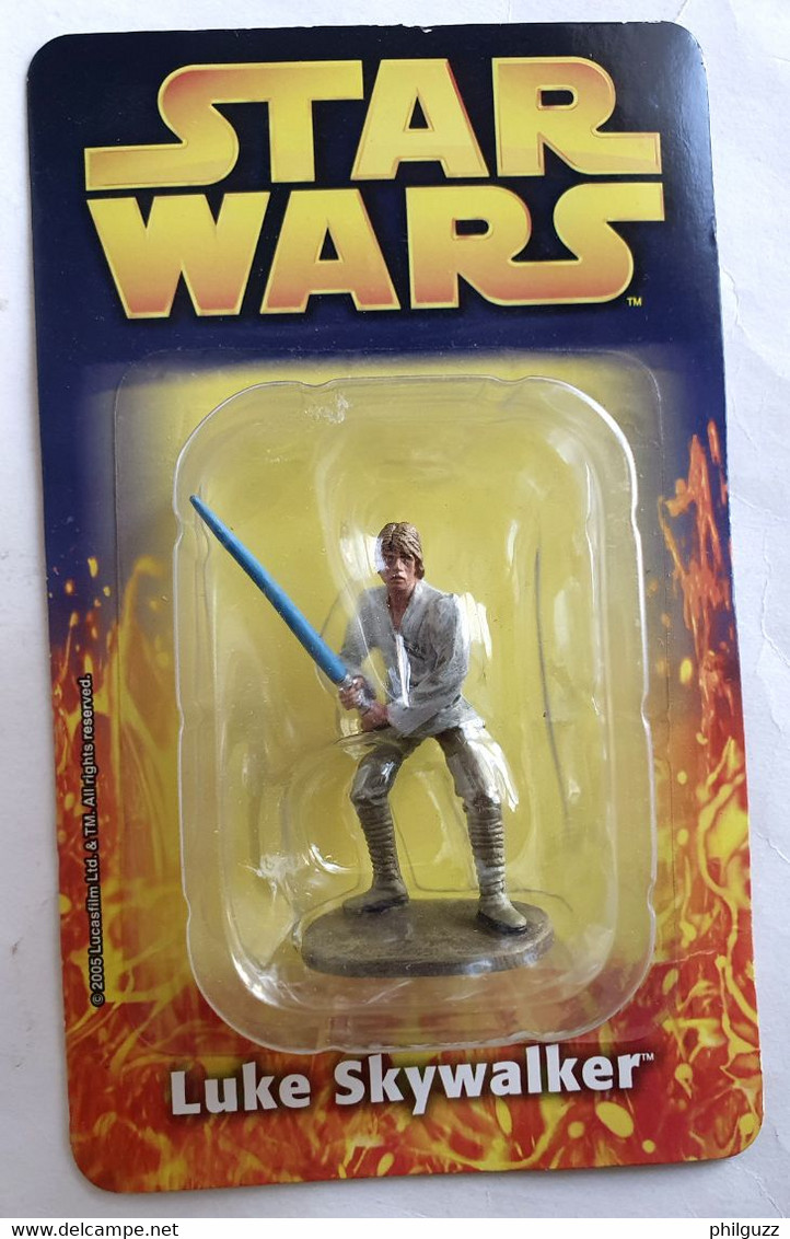 FIGURINE STAR WARS DE AGOSTINI 2005 LUKE SKYWALKER En Métal EN BLISTER - Otros & Sin Clasificación