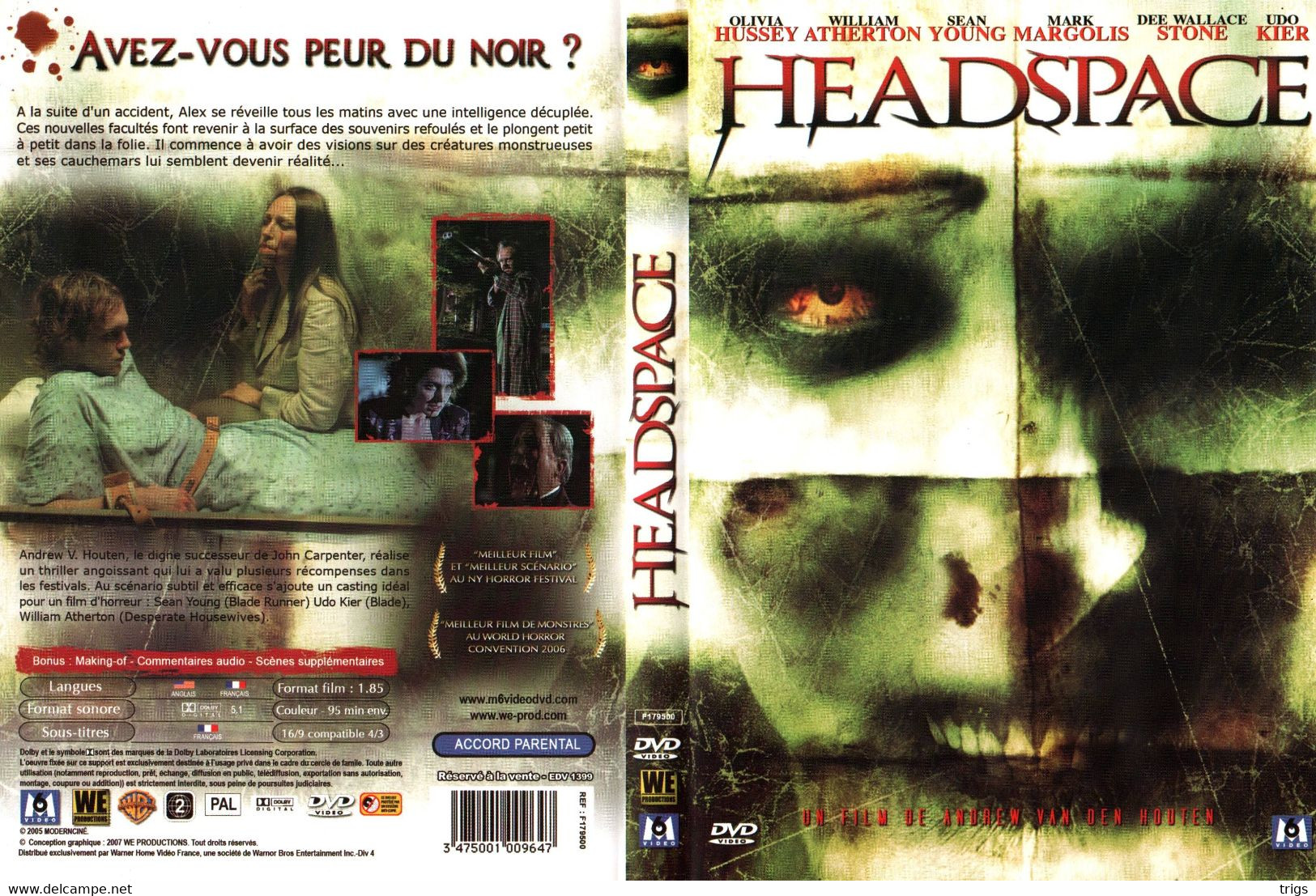 DVD - Headspace - Horreur