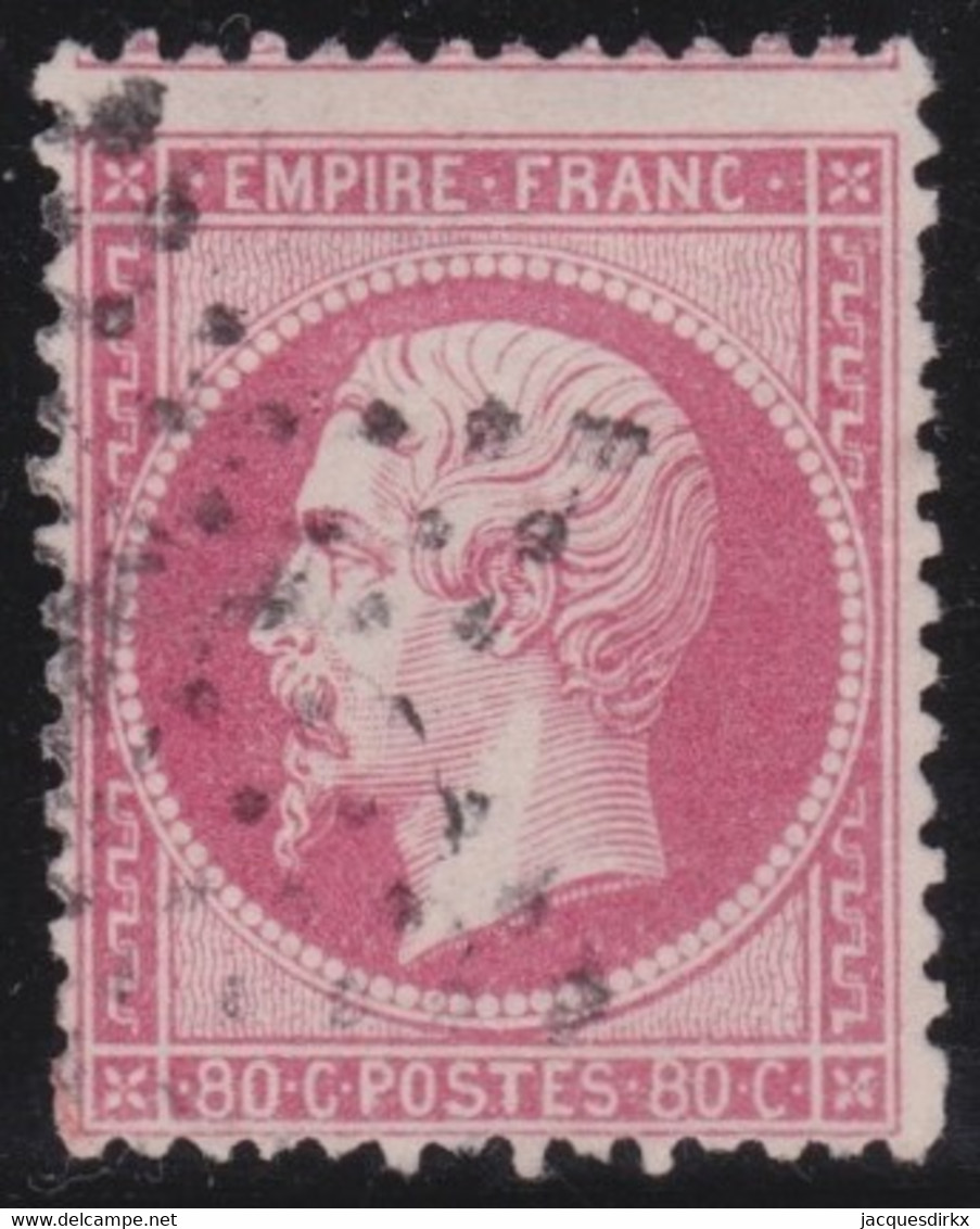 France   .   Y&T    .   24  (2 Scans)        .     O    .      Oblitéré   .    /    .   Cancelled - 1862 Napoleone III