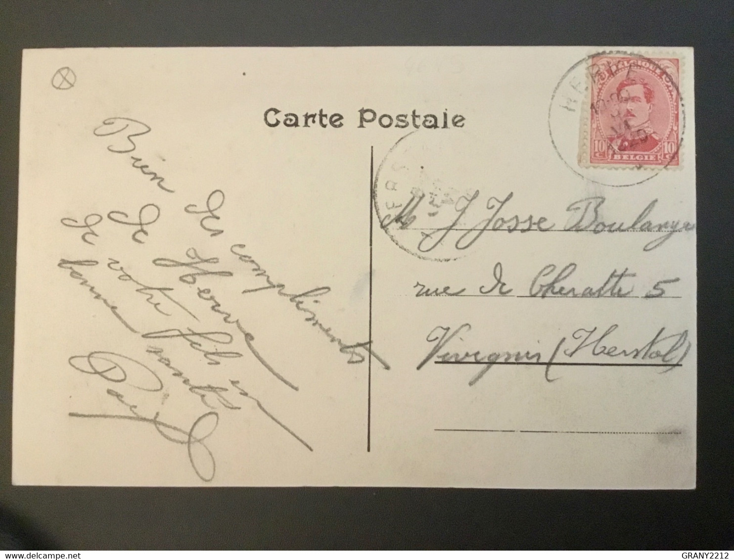 HERVE « LE QUARTIER DE LA GARE VUE PRISE DU PONT MALAKOFF 1920 »PANORAMA,ANIMÉE. - Herve